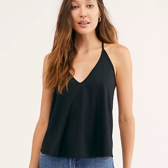 Free People Tops - Free People Slinky Tank Black